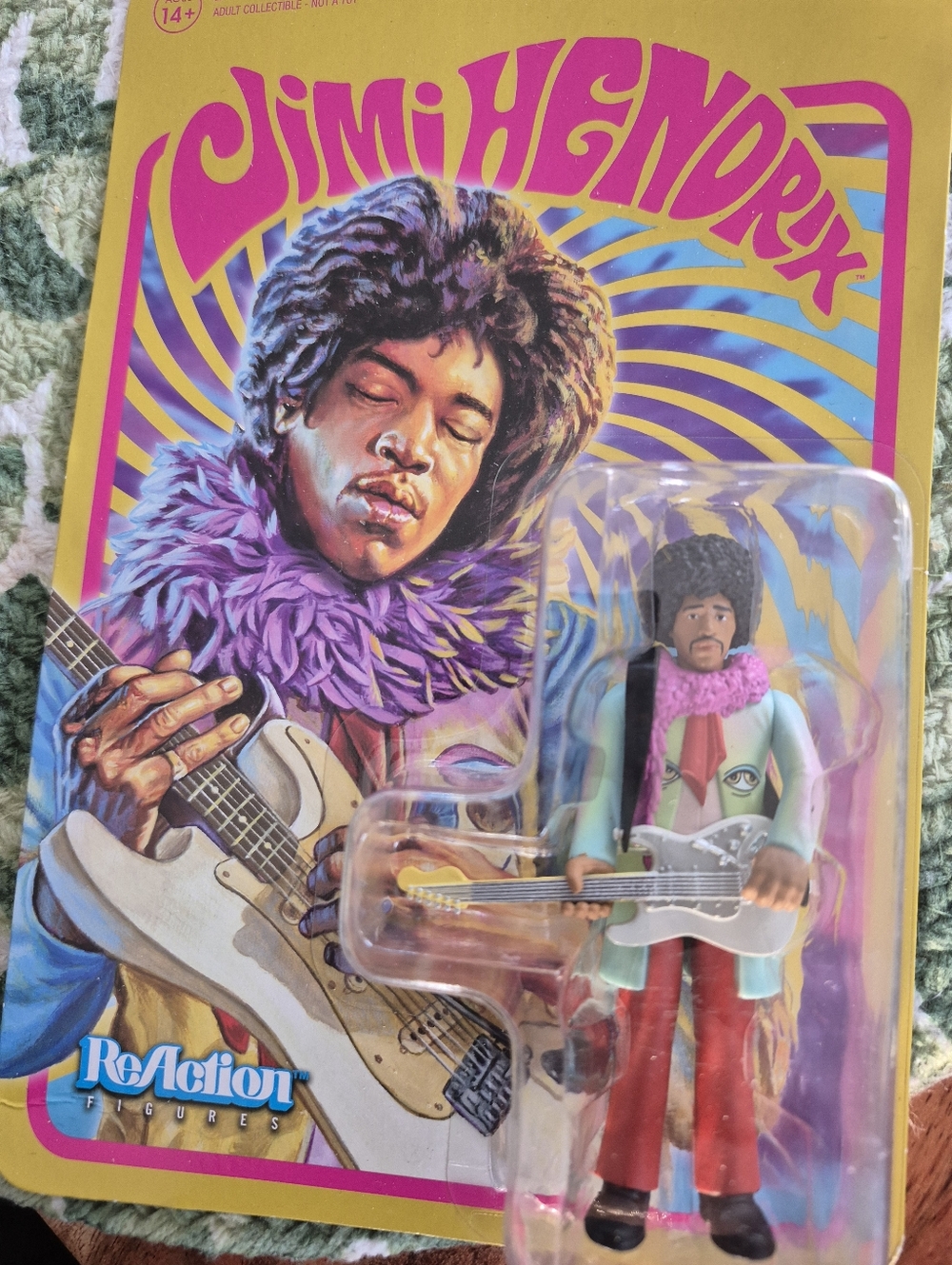 ReAction Jimi Hendrix Collectible Figure - Multicolor
